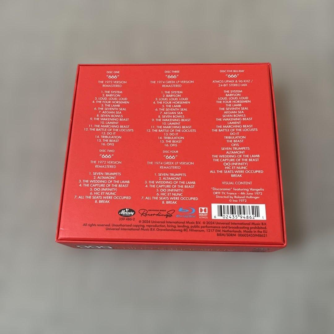 Aphrodite's Child 6665枚組ボックス