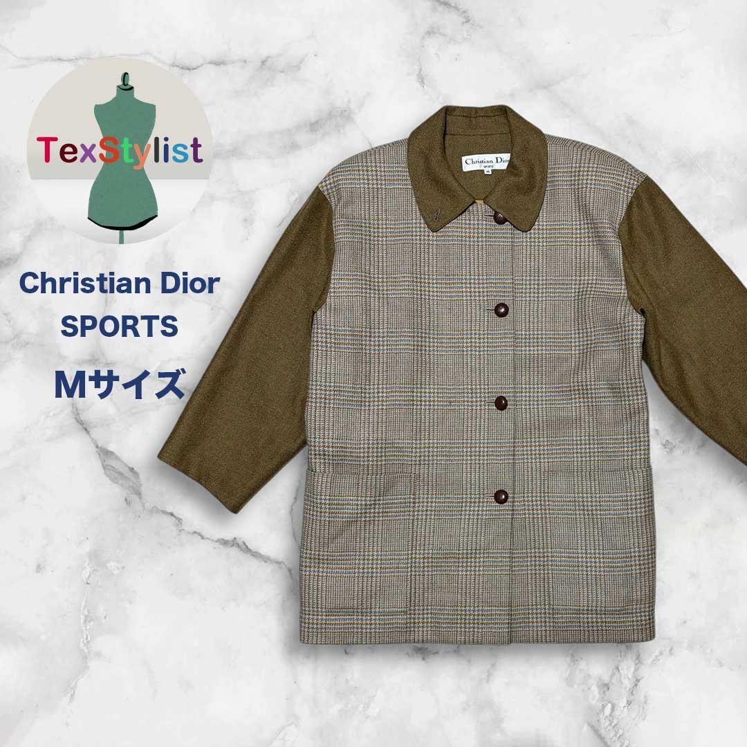 【美品】Christian Dior SPORTS ツイード オーバージャケット