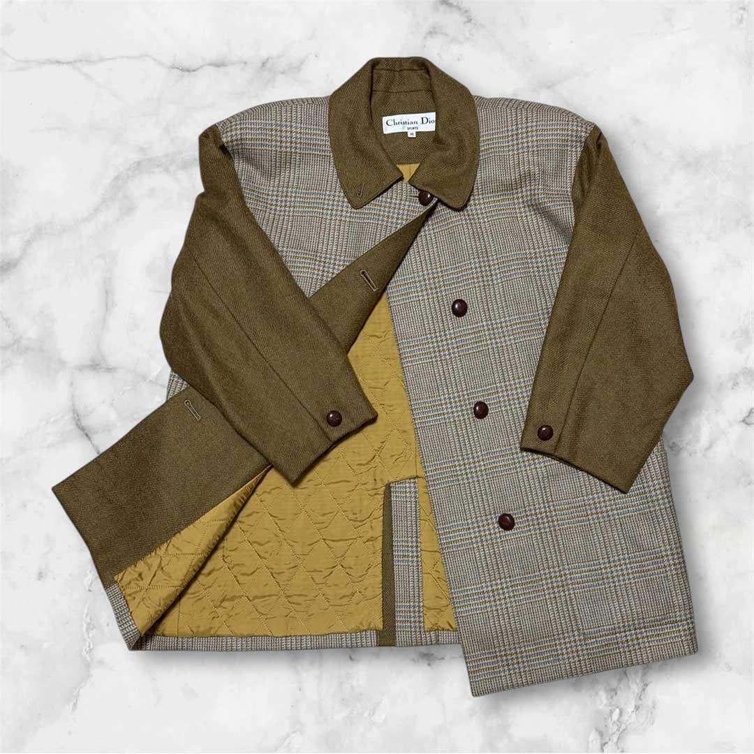 【美品】Christian Dior SPORTS ツイード オーバージャケット