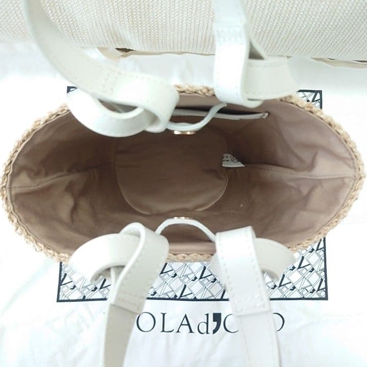 VIOLAd'ORO かごバッグ ホワイト 未使用