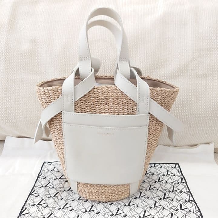 VIOLAd'ORO かごバッグ ホワイト 未使用