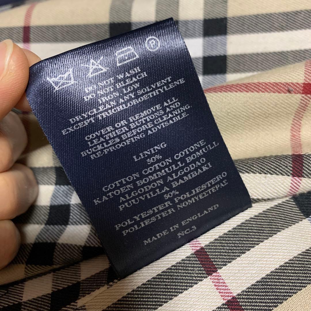 BURBERRY ネイビー トレンチコート