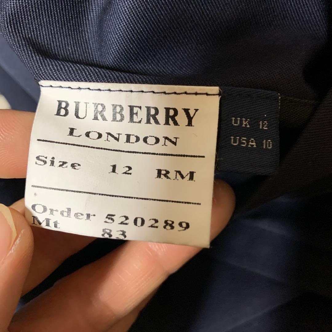 BURBERRY ネイビー トレンチコート