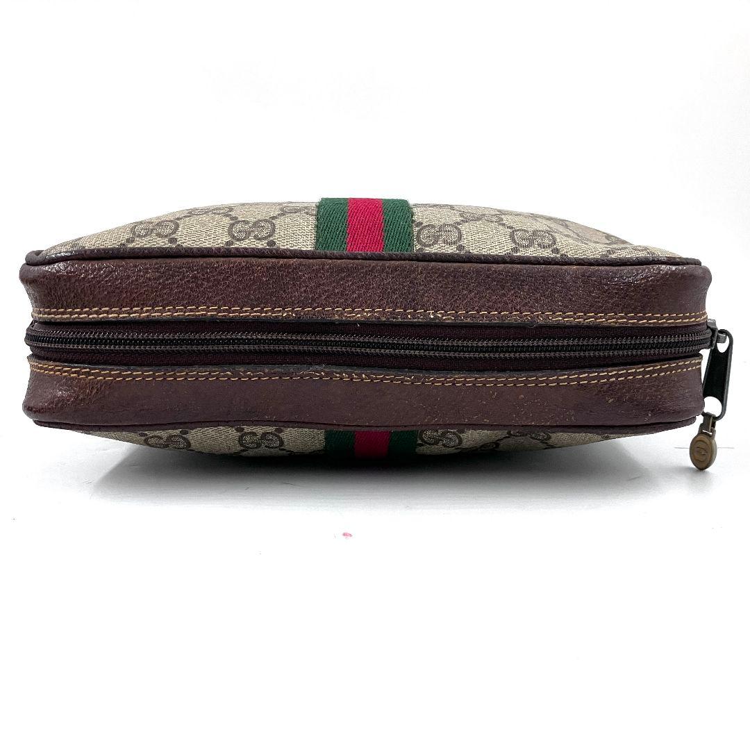 グッチ 3044 オールドグッチ セカンドバッグ シェリー GGスプリーム