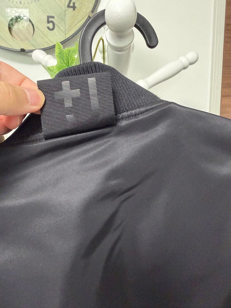 UNIQLO+Jブラック MA-1 フライトジャケット