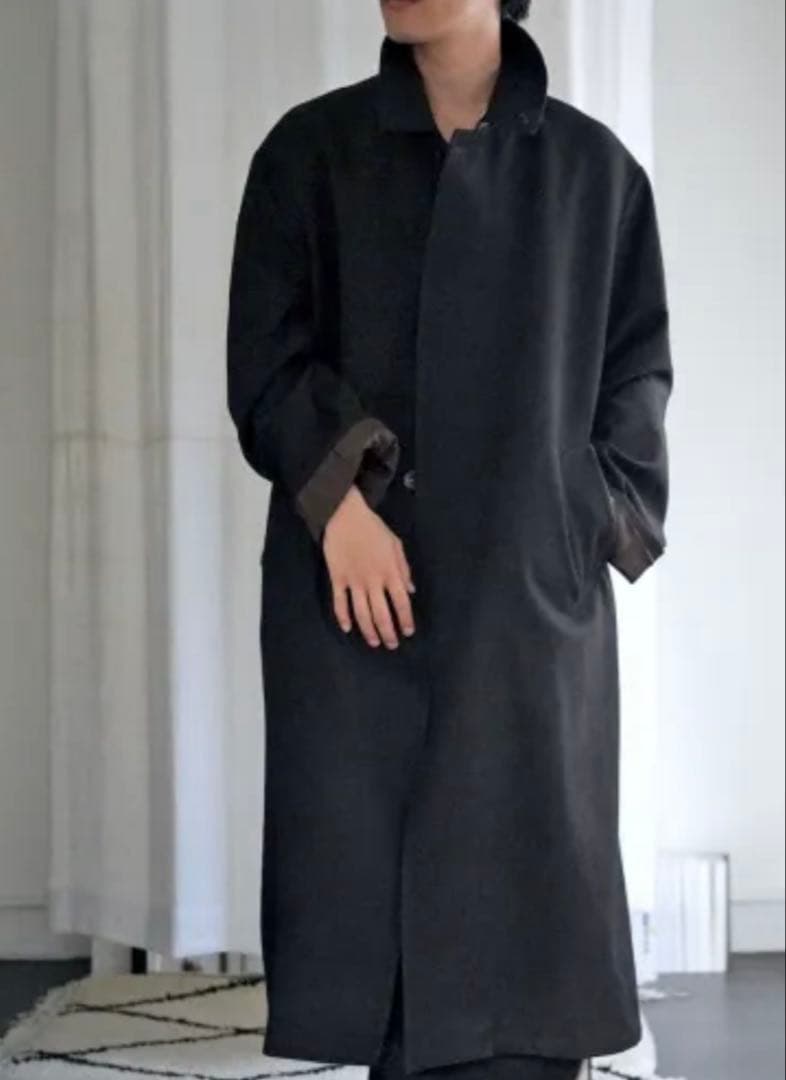 NomatノマットCotton Wool Soutien Collar Coat
