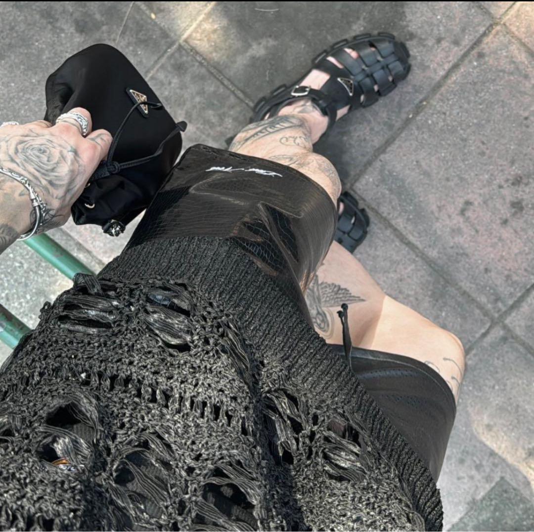 H*売様 【売り切り価格✨】LAST NEST LEATHER SHORTS B