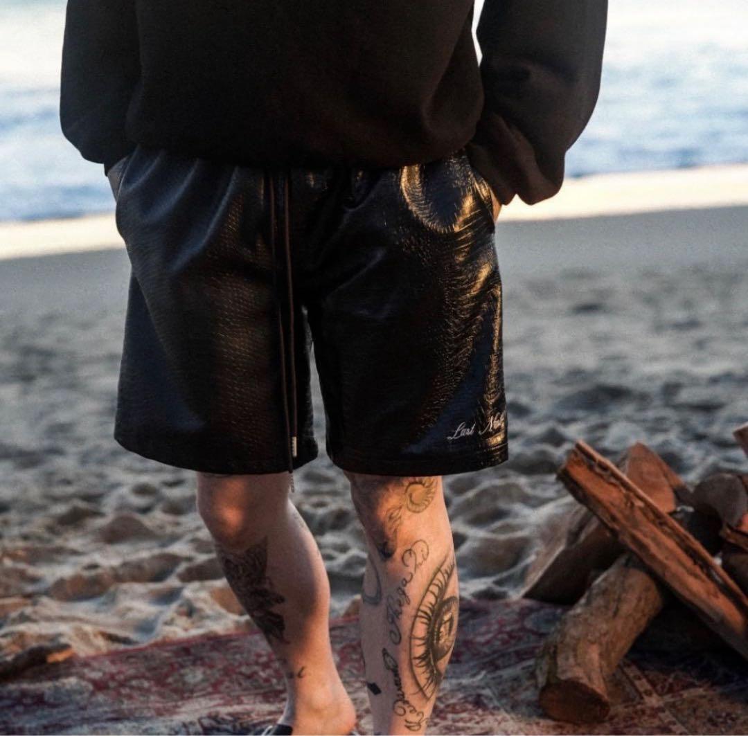 H*売様 【売り切り価格✨】LAST NEST LEATHER SHORTS B