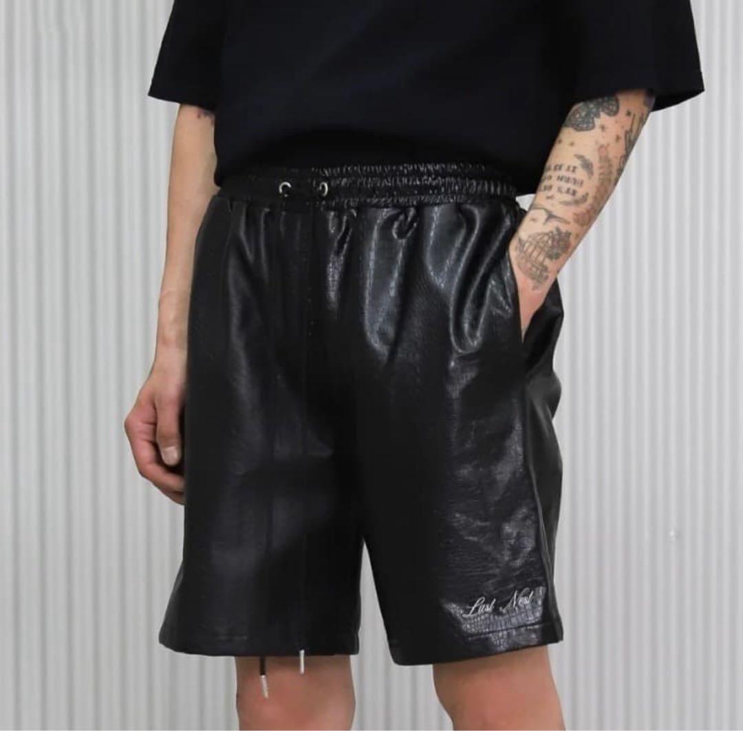 H*売様 【売り切り価格✨】LAST NEST LEATHER SHORTS B