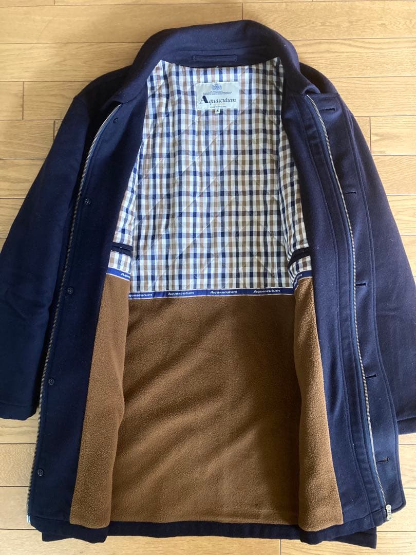 Aquascutumアクアスキュータム カシミヤ フィールドコート 英国製
