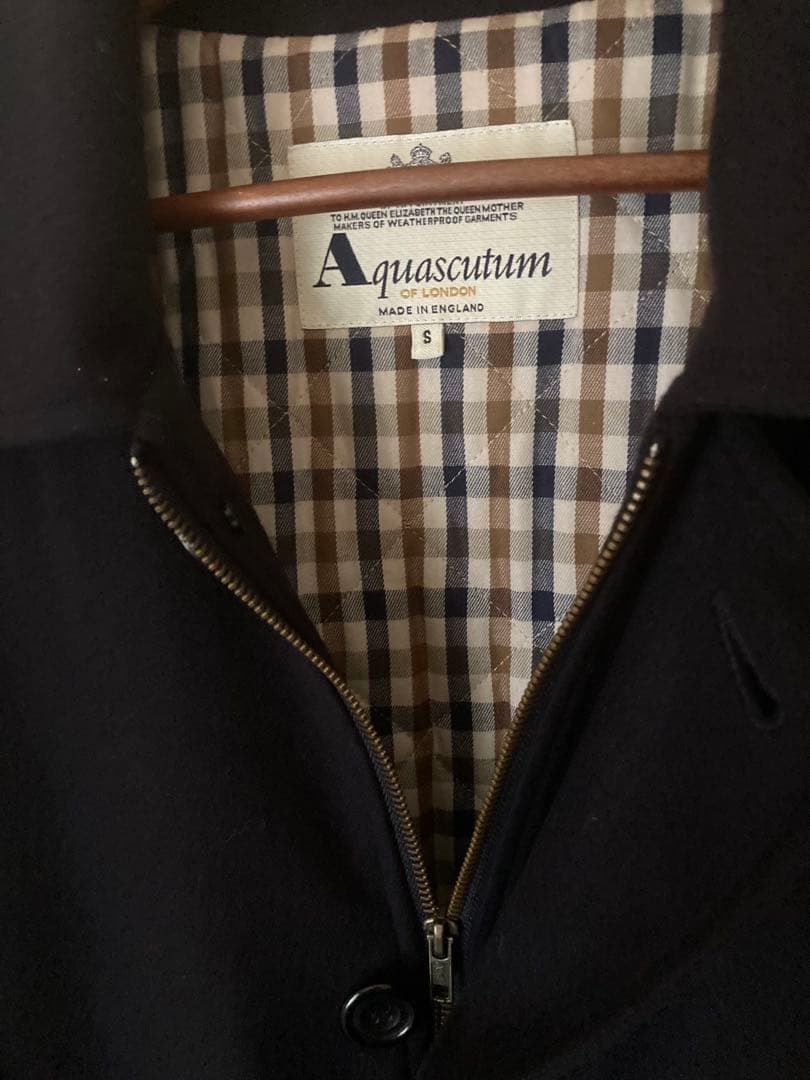 Aquascutumアクアスキュータム カシミヤ フィールドコート 英国製