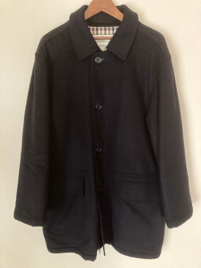 Aquascutumアクアスキュータム カシミヤ フィールドコート 英国製