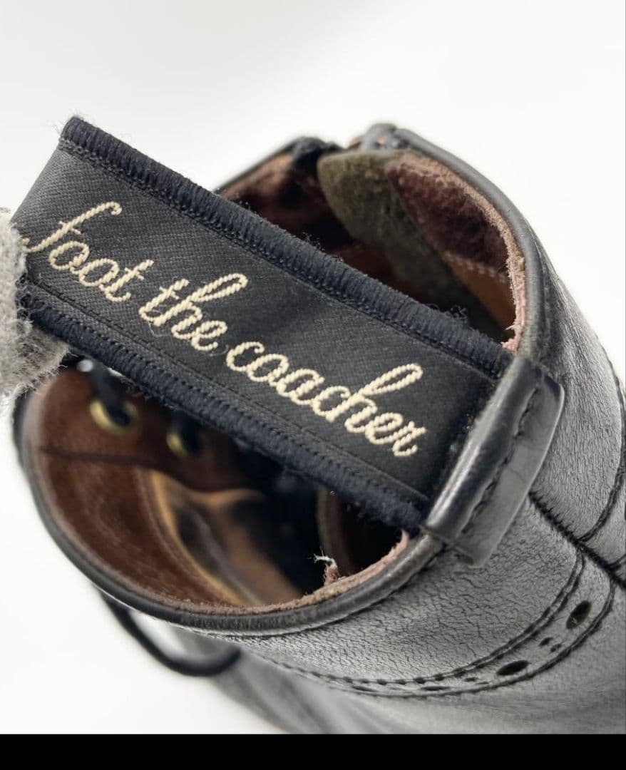 フットザコーチャー ウィングチップブーツ