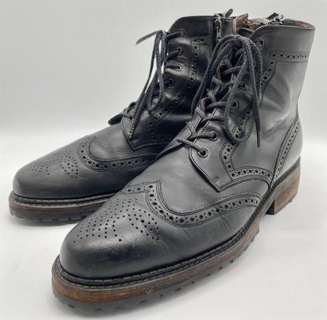 フットザコーチャー ウィングチップブーツ