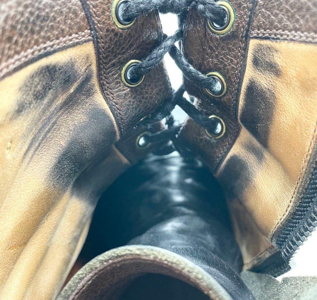 フットザコーチャー ウィングチップブーツ