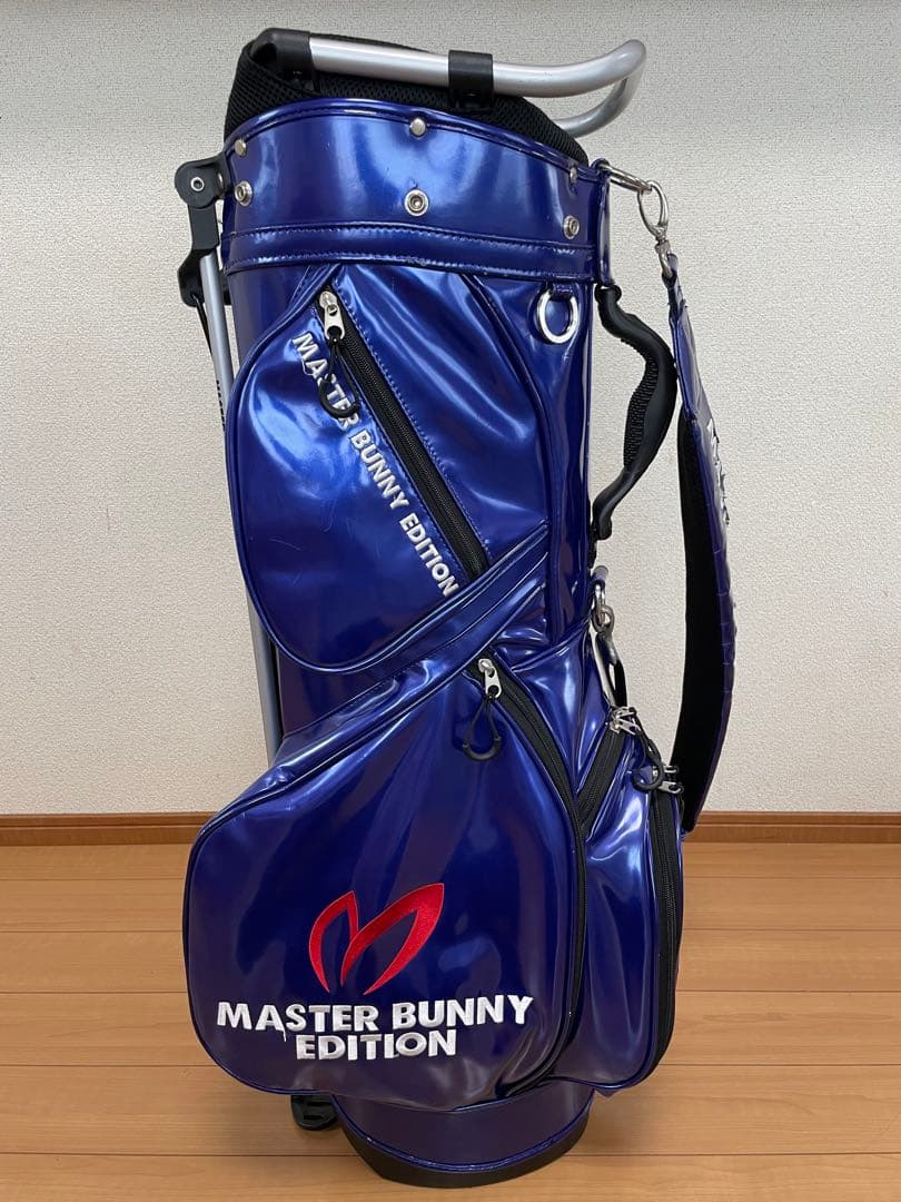 マスターバニーエディション キャディーバッグ エナメル ブルー