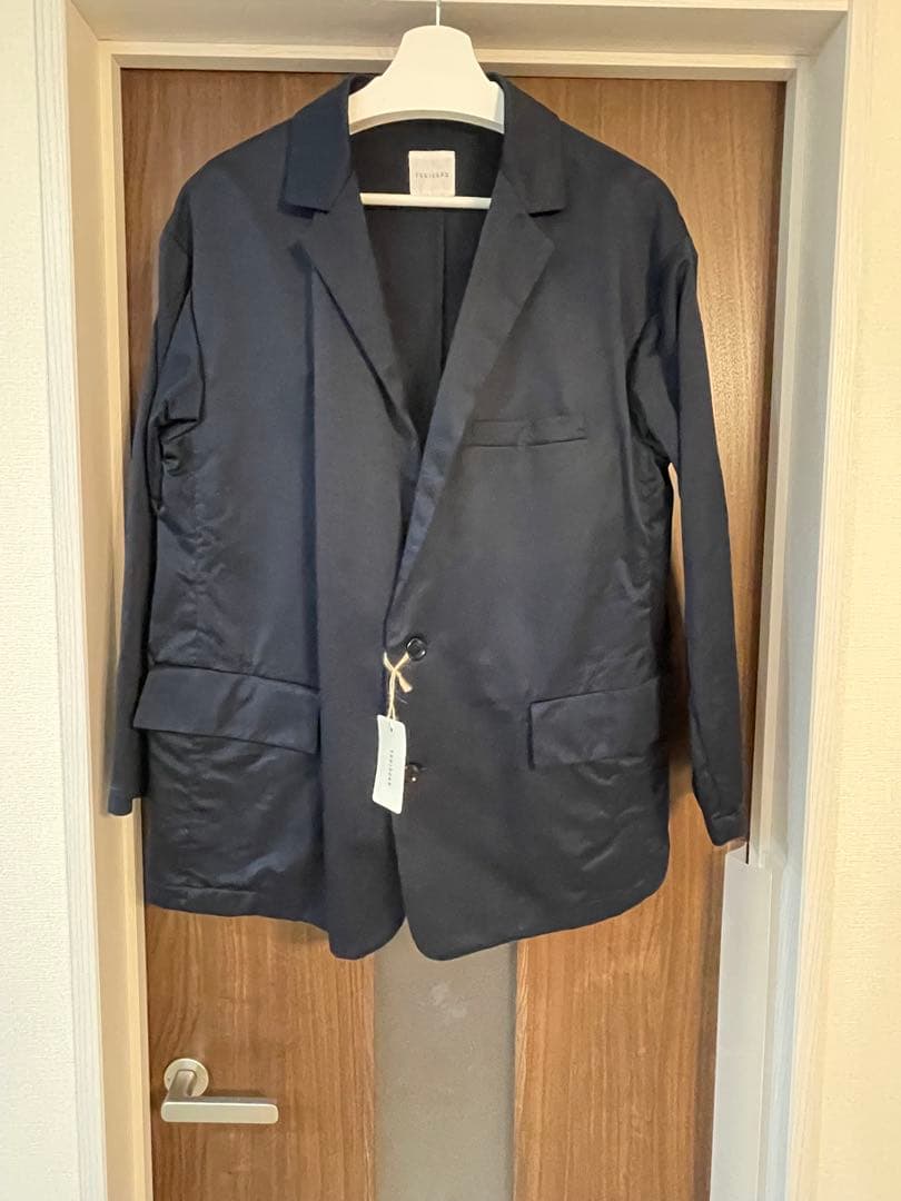 トゥジュー　コットンリネンジャケット　ネイビー　未使用品