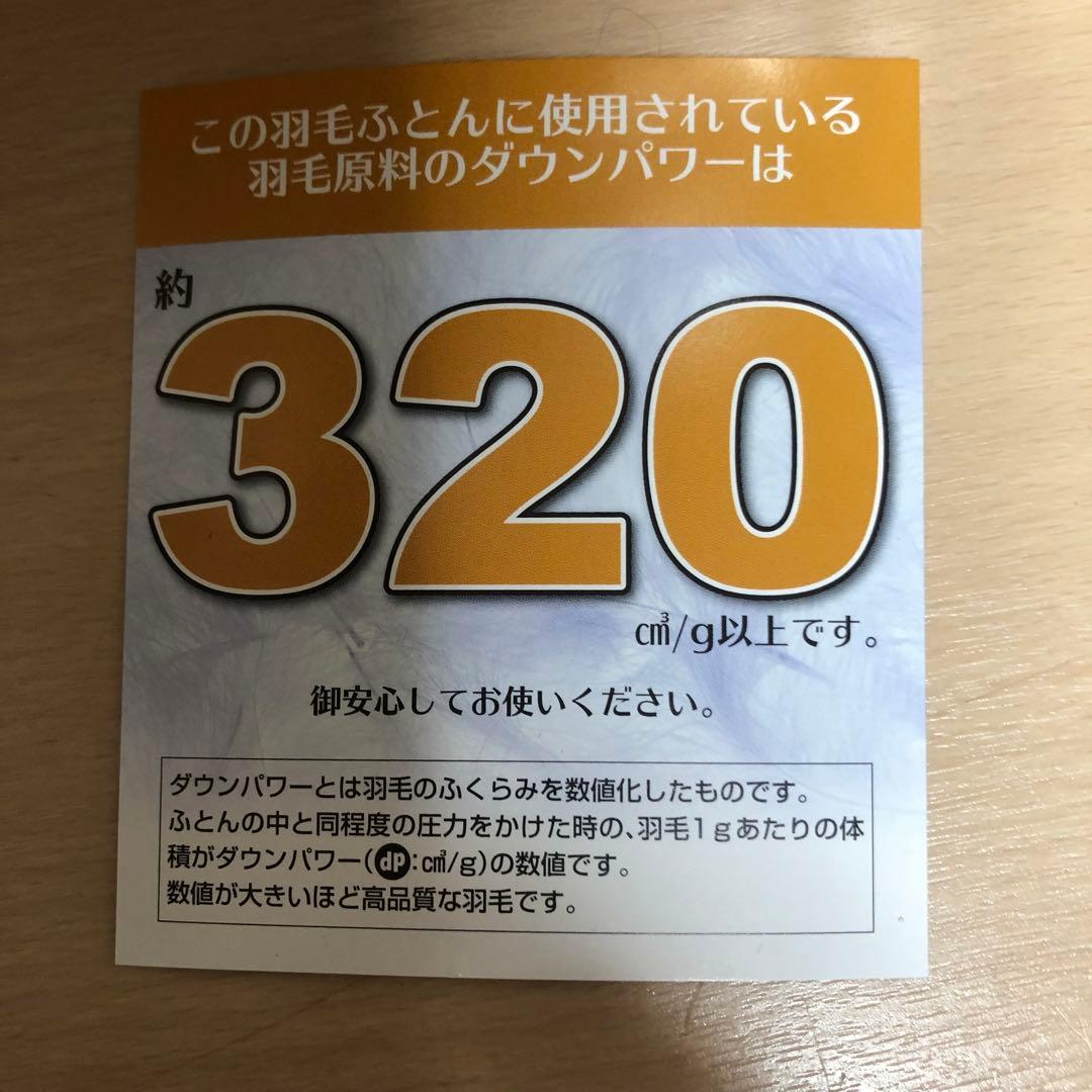 最終価格‼️早い者勝ち‼️シルバーダッグダウン羽毛掛け布団カバー付き(未使用)