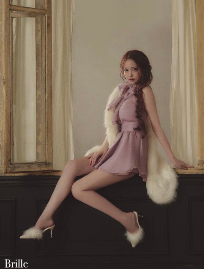 brille robe de fleurs フリルミニドレス sugar