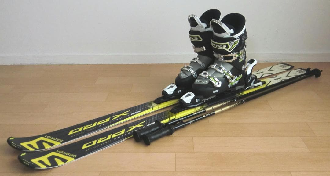 ■1月限定■送料無料■サロモン■メンズスキーセット■158/26.5■メンテ付■