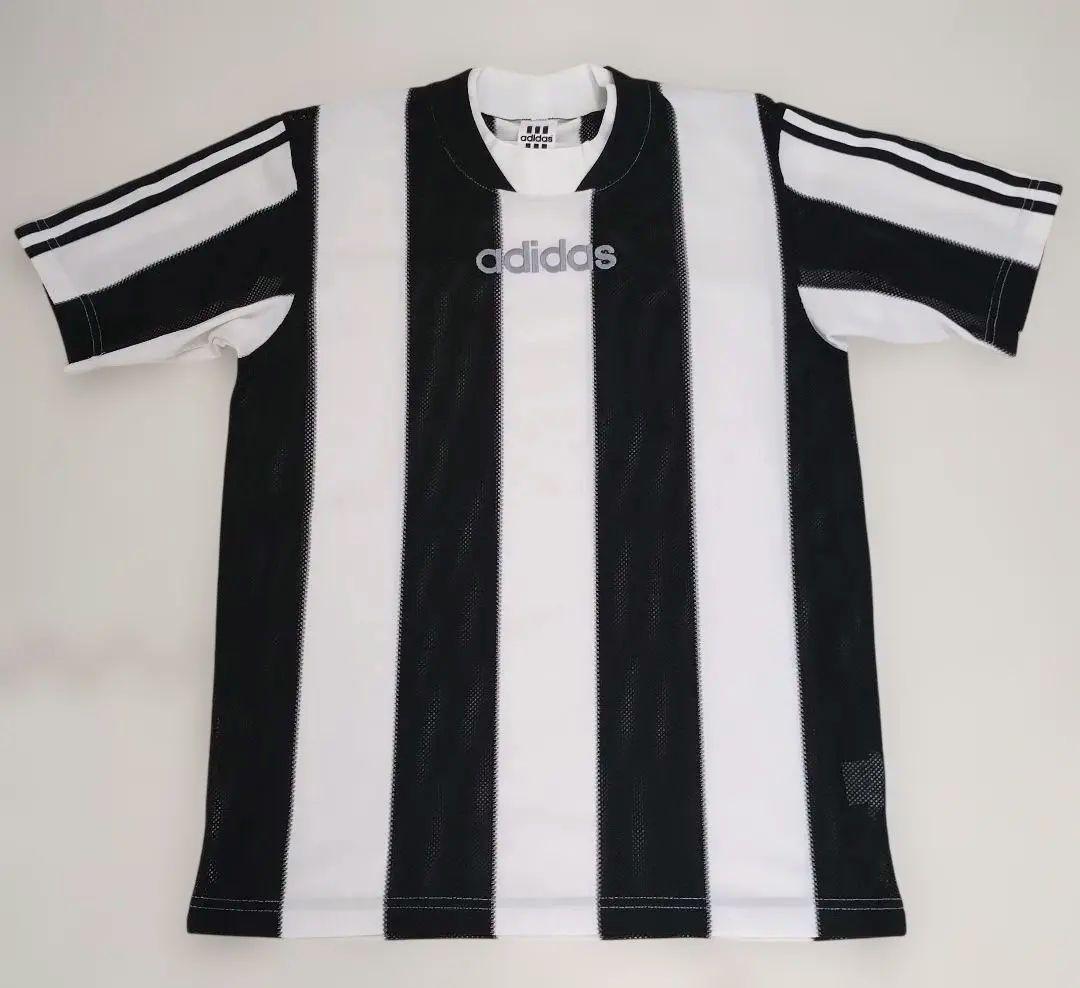 90s adidas ストライプメッシュシャツ