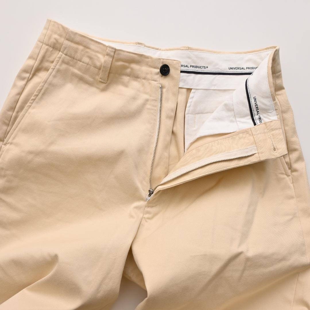 ゆ*け様 UNIVERSAL PRODUCTS ノータック チノ トラウザーズ