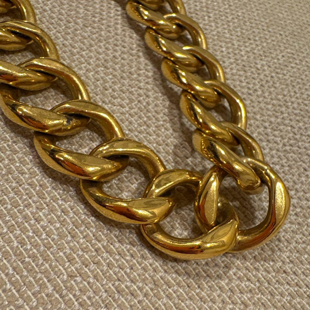 【シャネル】ヴィンテージ ゴールドチェーンネックレス