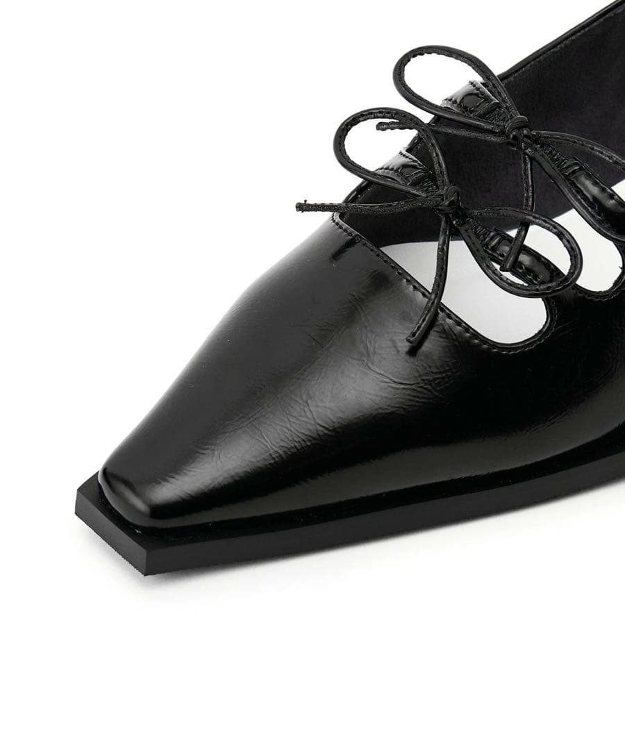 箱付き新品 SY UNITED ARROWS ダブルリボンピース フラット