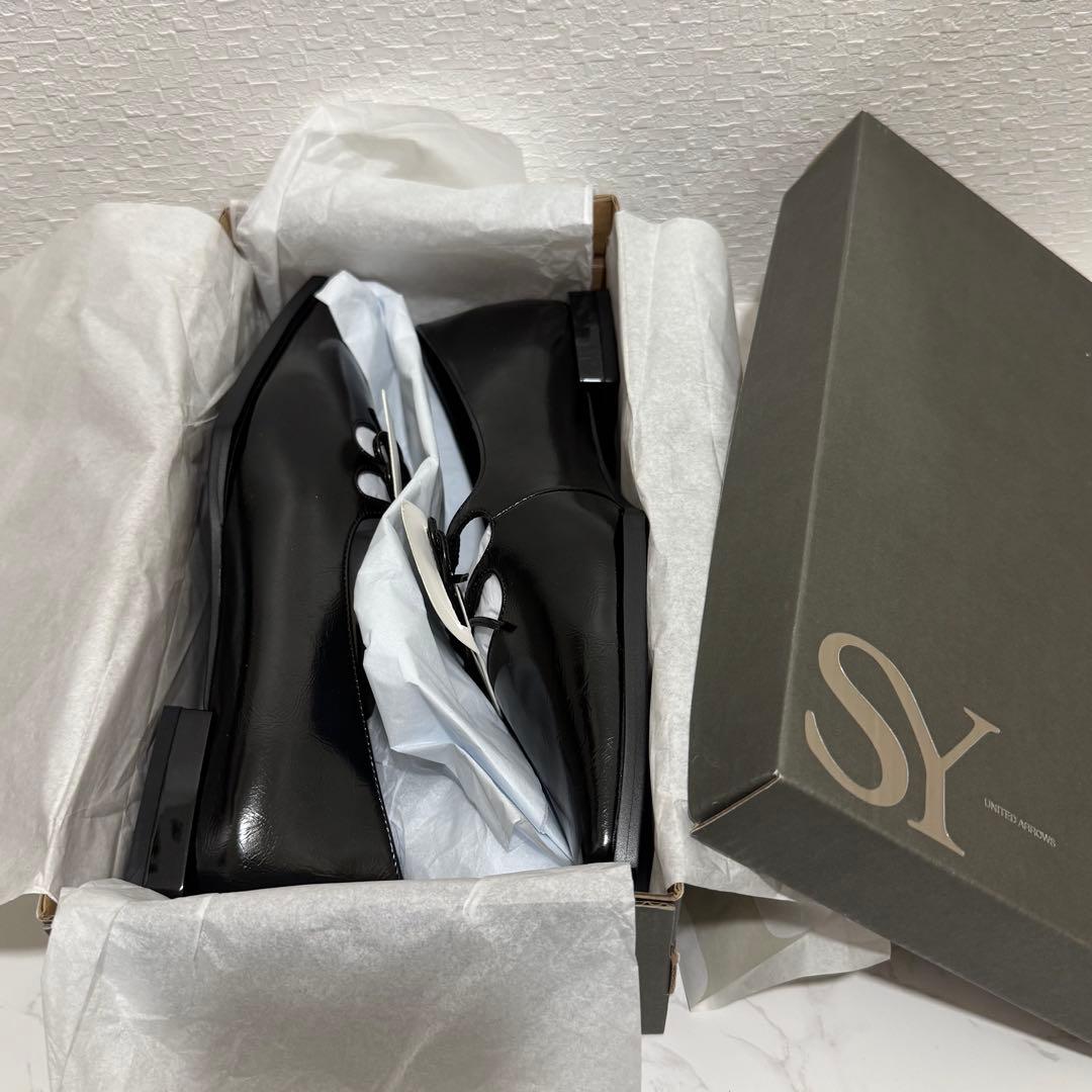 箱付き新品 SY UNITED ARROWS ダブルリボンピース フラット
