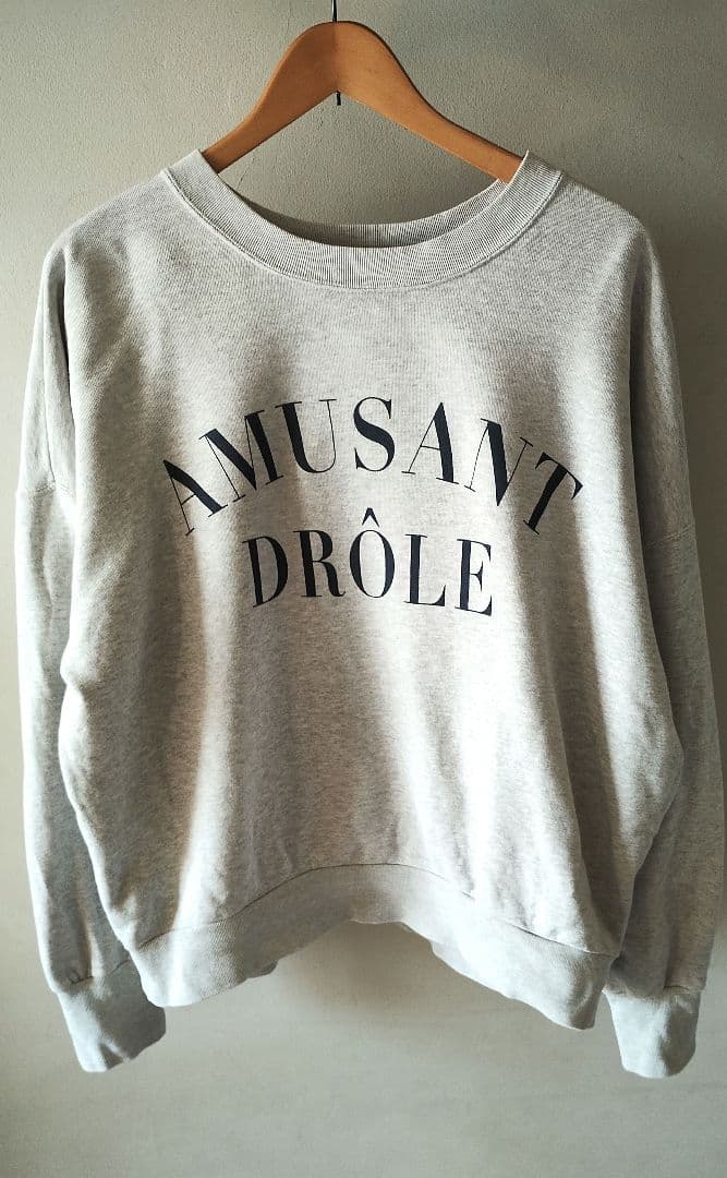 C7011 ロゴスウェット×ニットパンツ