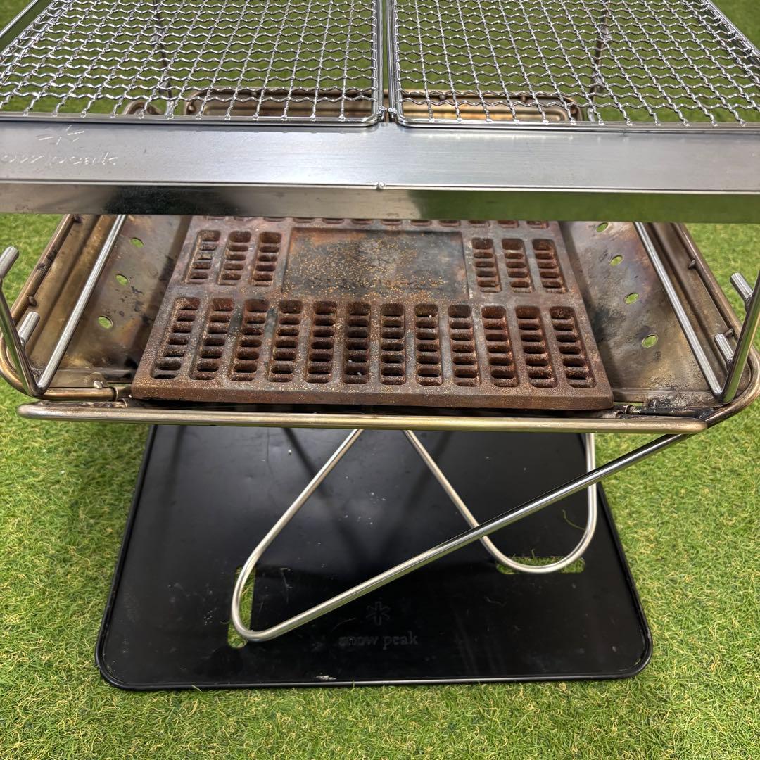 【即日発送】スノーピーク 焚火台L べースプレート 炭床 グリルブリッジセット