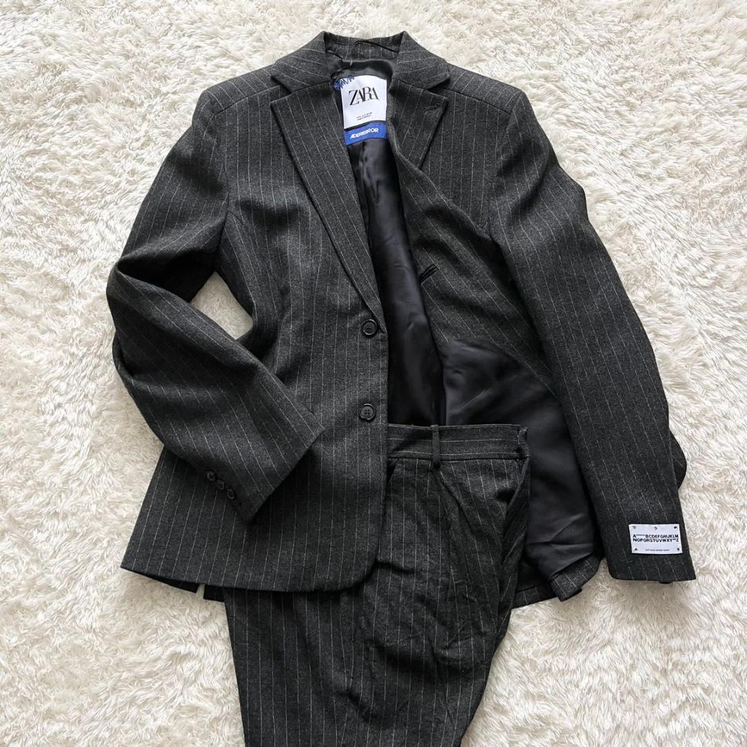 ZARA × ADERERROR スーツ セットアップ デザイナー ストライプ
