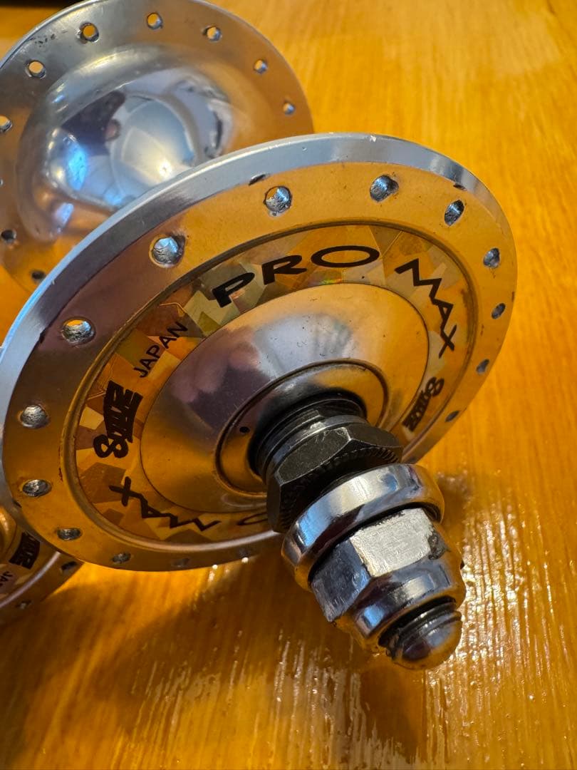 M*t様 美中古　SUZUE PRO MAX ハブ前後セット　NJS刻印あり