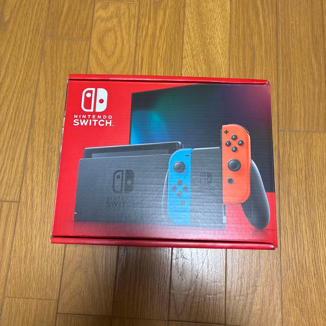 【新品】任天堂 NintendoSwitch Joy-Con ネオンレッドブルー
