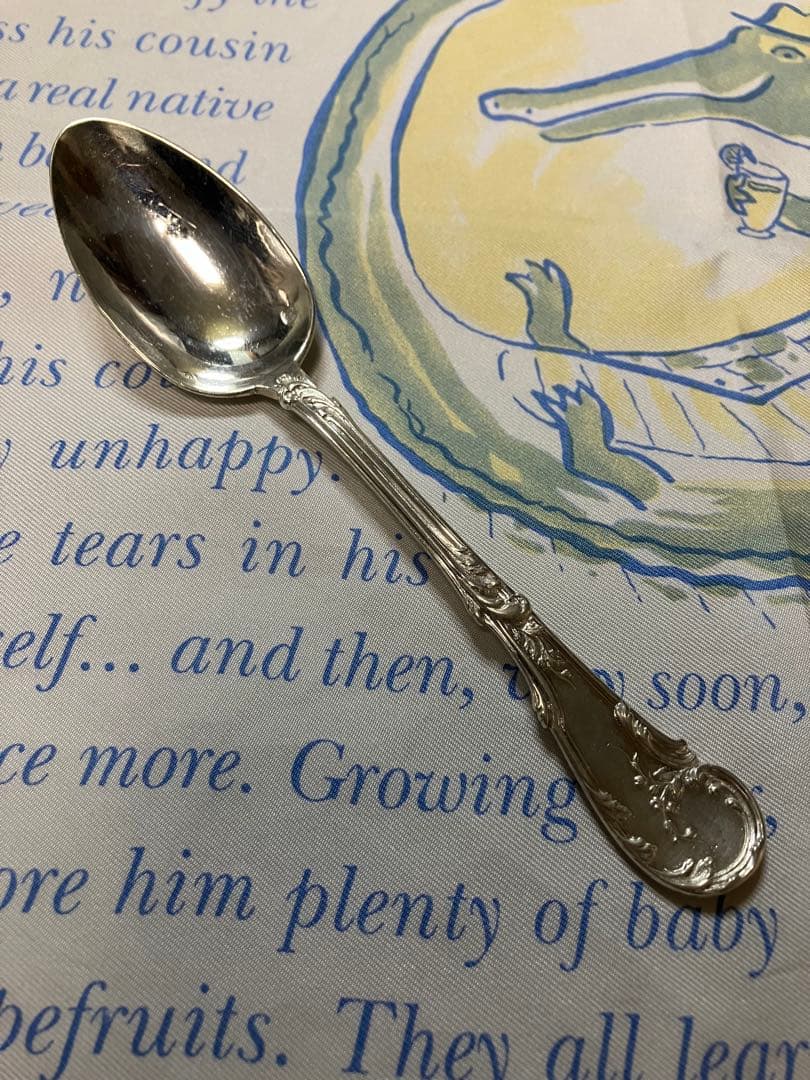 フランス　アンティーク　スプーン　silver950 銀無垢