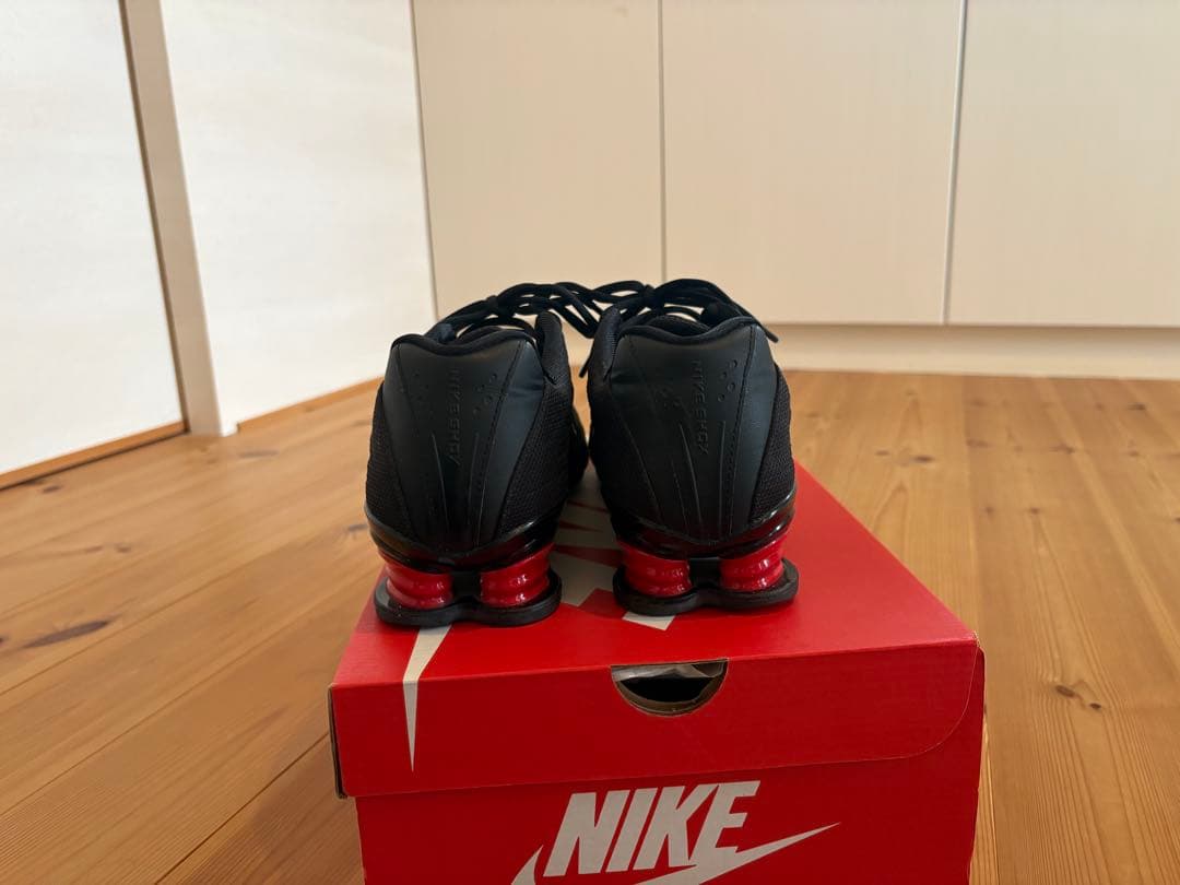 W NIKE SHOX Z ブラック/レッド 12