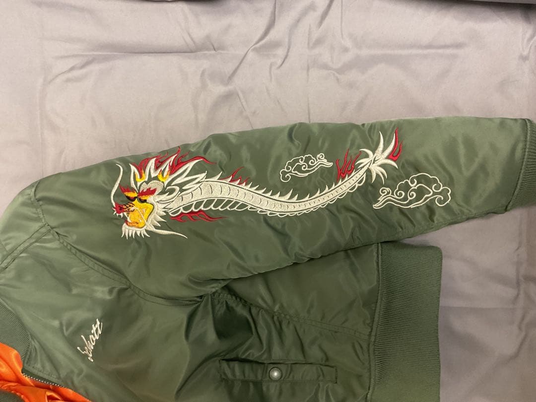 【Schott × Anderson Bell】 MA-1 type 刺繍入り