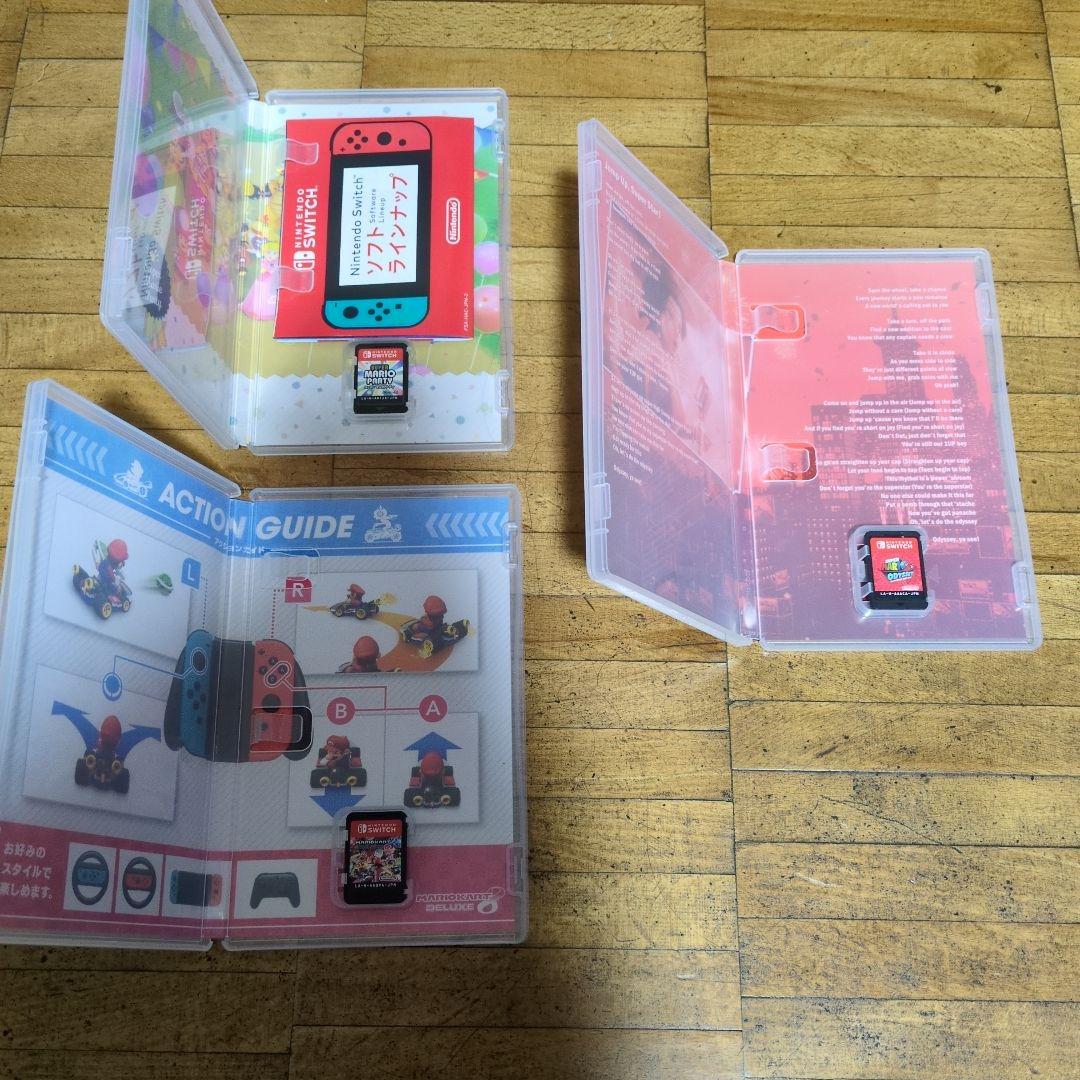 スイッチゲームマリオ3本セット