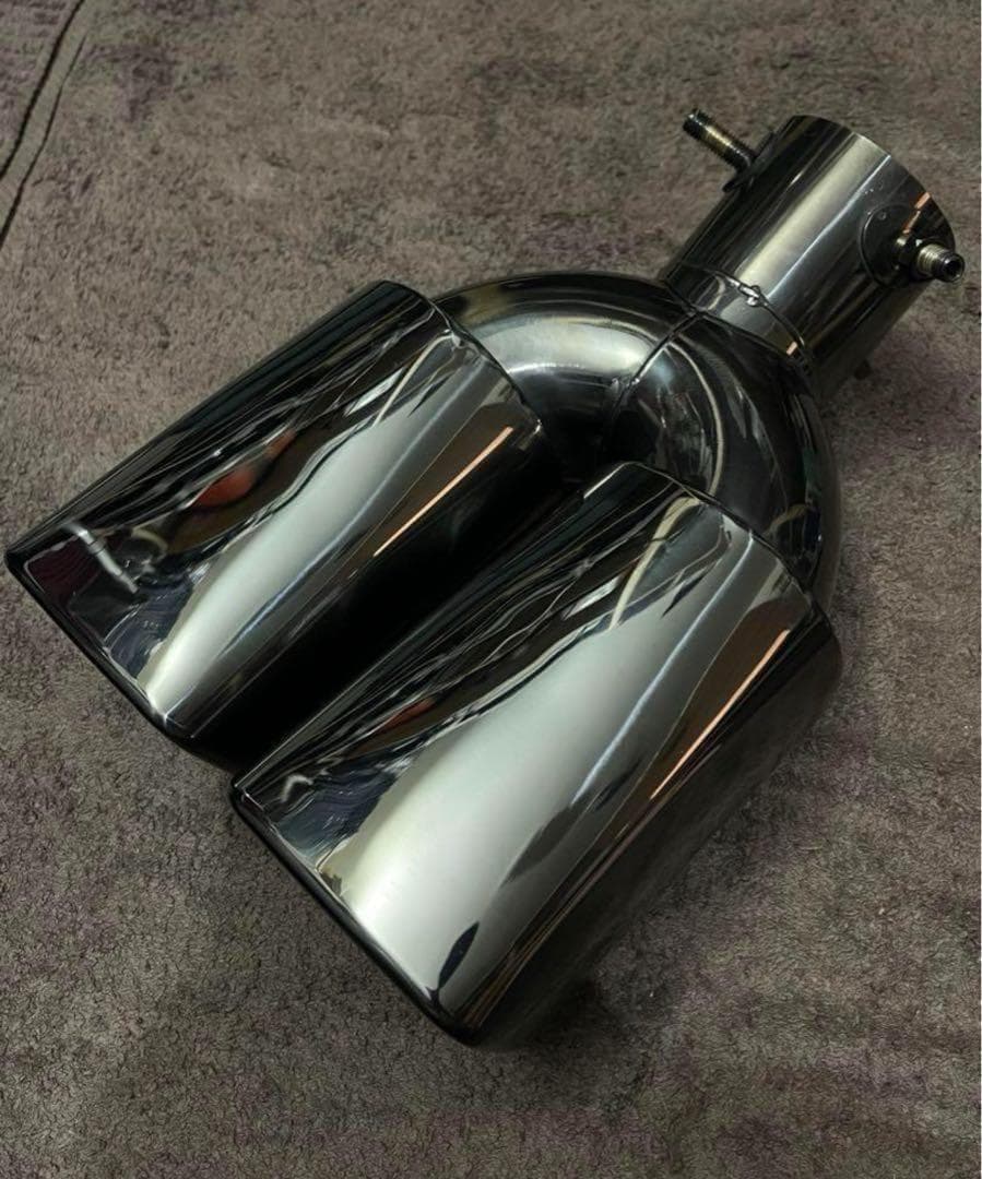 アルファード40 マフラーカッター　モデリスタによく合う　ダブルヘッド　スクエア