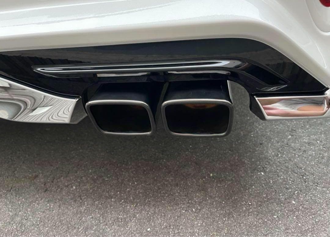 アルファード40 マフラーカッター　モデリスタによく合う　ダブルヘッド　スクエア