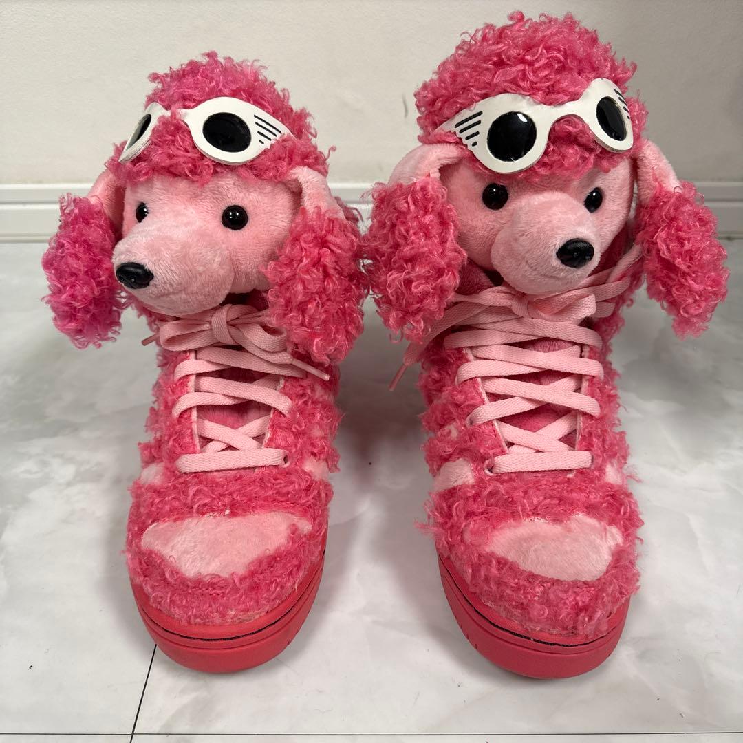 希少 ジェレミースコット adidas プードル スニーカー