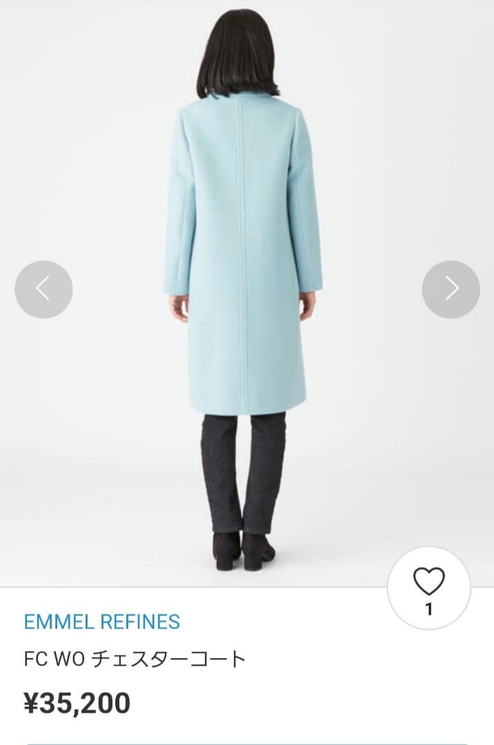 新品　チェスターコート