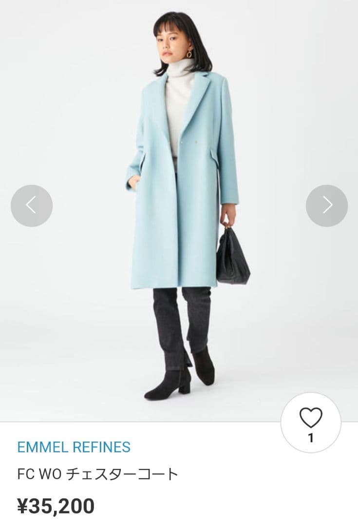 新品　チェスターコート