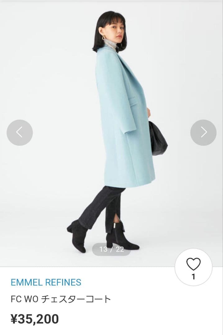 新品　チェスターコート