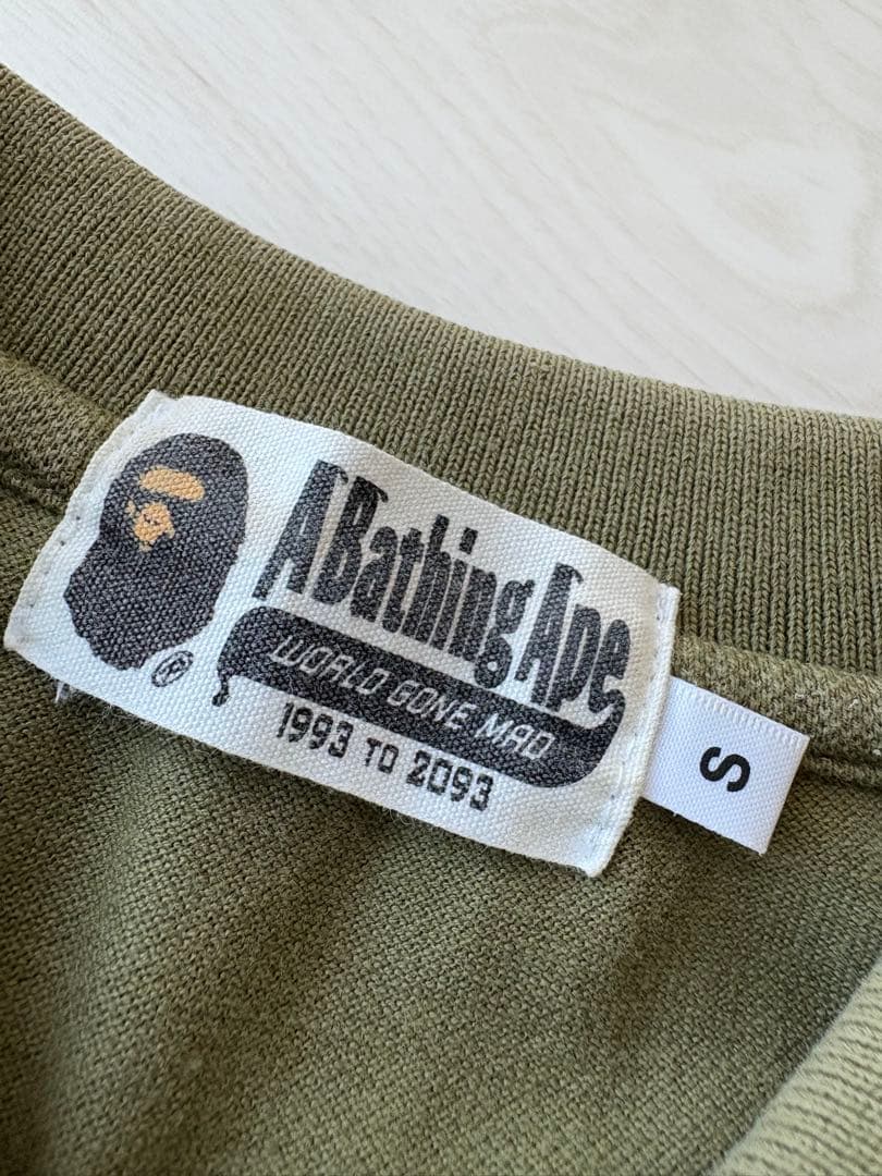 A BATHING APE　迷彩　ポロシャツ　XS