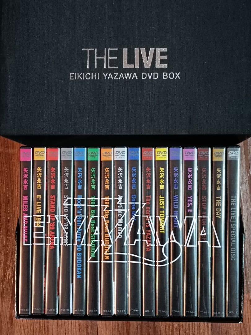 【ディスク未開封品】矢沢永吉 DVD THE LIVE DVDBOX 廃盤品