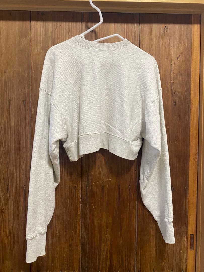 トゥデイフル TODAYFUL スウェットトレーナー 長袖ショート丈 無地