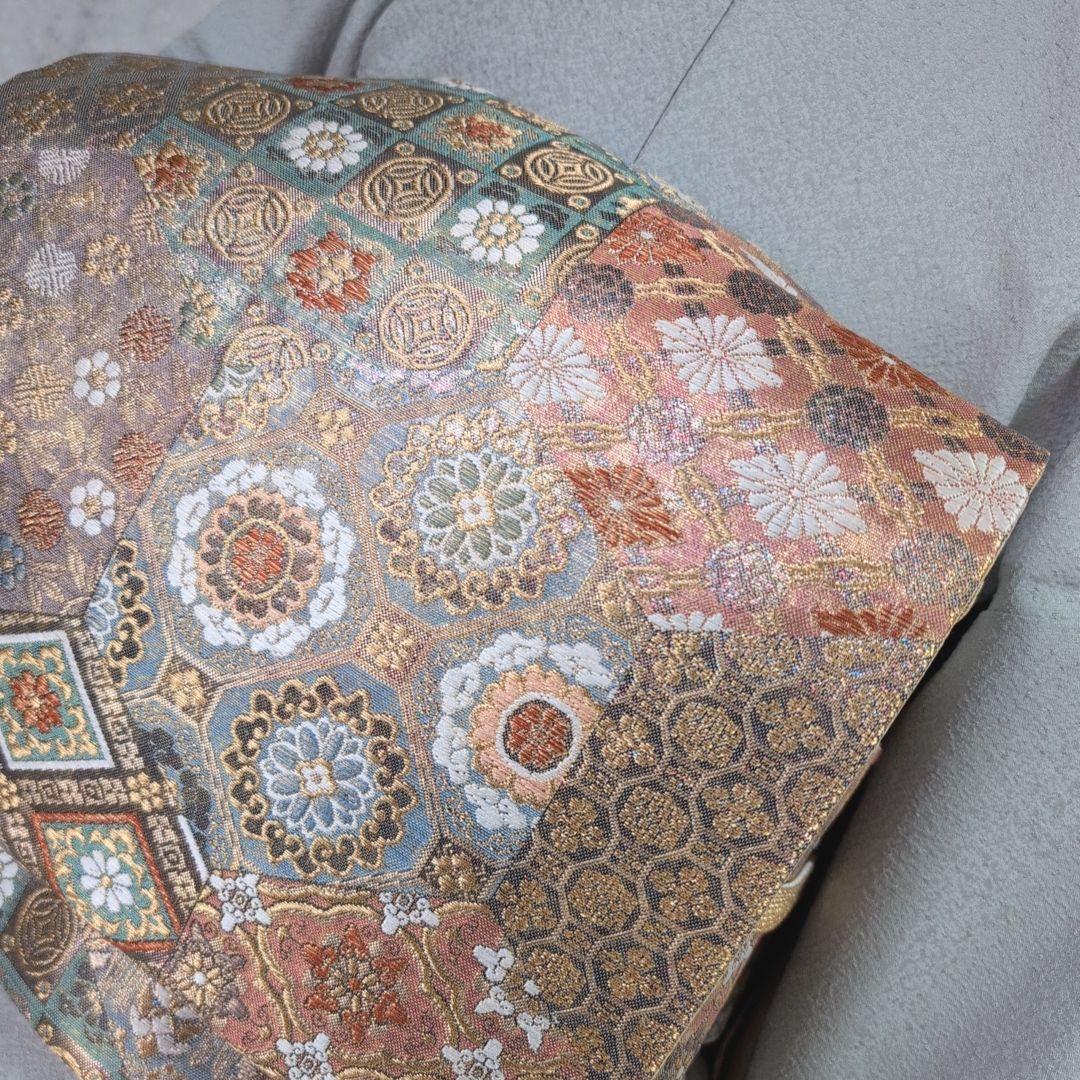 訪問着　フルセット　着物　正絹　汕頭刺繍　グラデーション　祝い事　E2