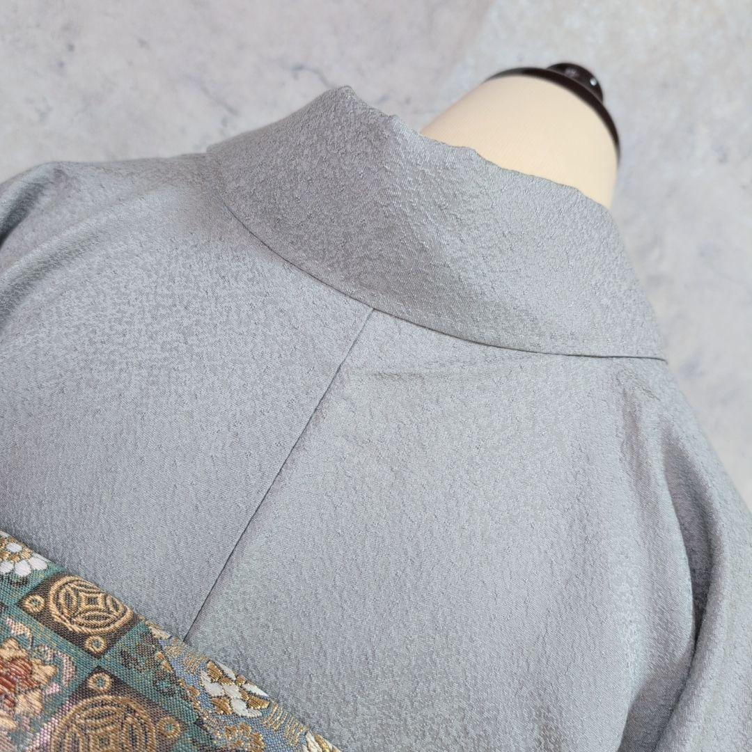 訪問着　フルセット　着物　正絹　汕頭刺繍　グラデーション　祝い事　E2