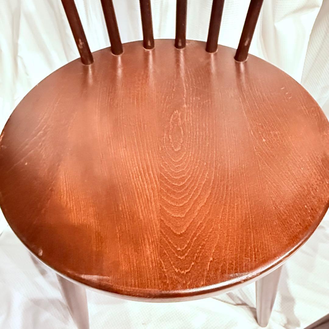 秋田木工　ハンナチェア　ダイニングチェア　二脚セット　ヴィンテージ